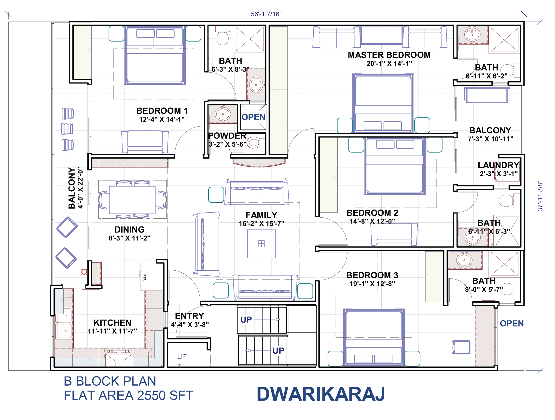 Ruby - B20/21 Block - 2550 sq ft